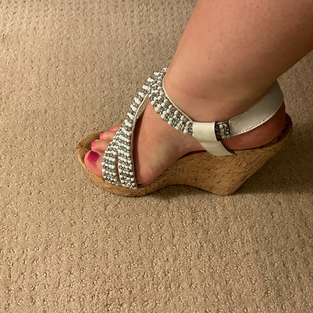 Naughty Monkey Wedges Size 7.5